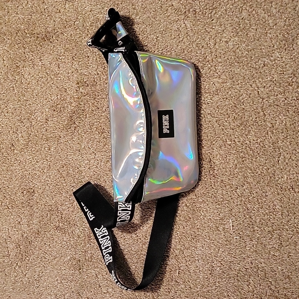 Victoria's Secret Pink Holographic Fanny Pack